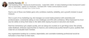 SOCIAL MEDIA MARKETING - PEARL CRYSTAL SANGUENZA